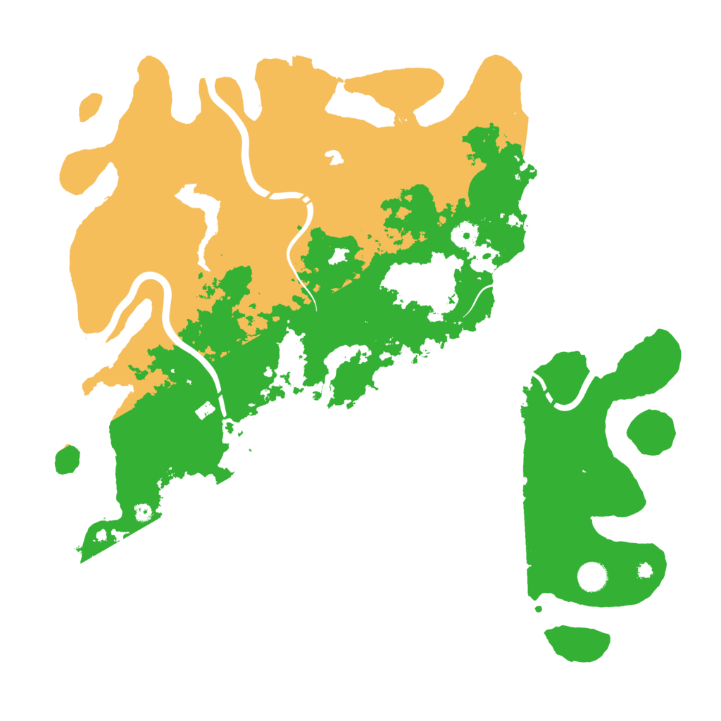 Biome Rust Map: Procedural Map, Size: 4250, Seed: 845988737