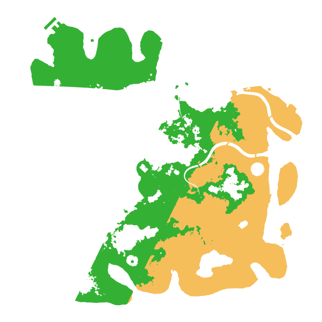 Biome Rust Map: Procedural Map, Size: 4250, Seed: 84556946