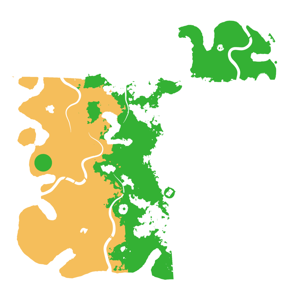 Biome Rust Map: Procedural Map, Size: 4500, Seed: 8813125