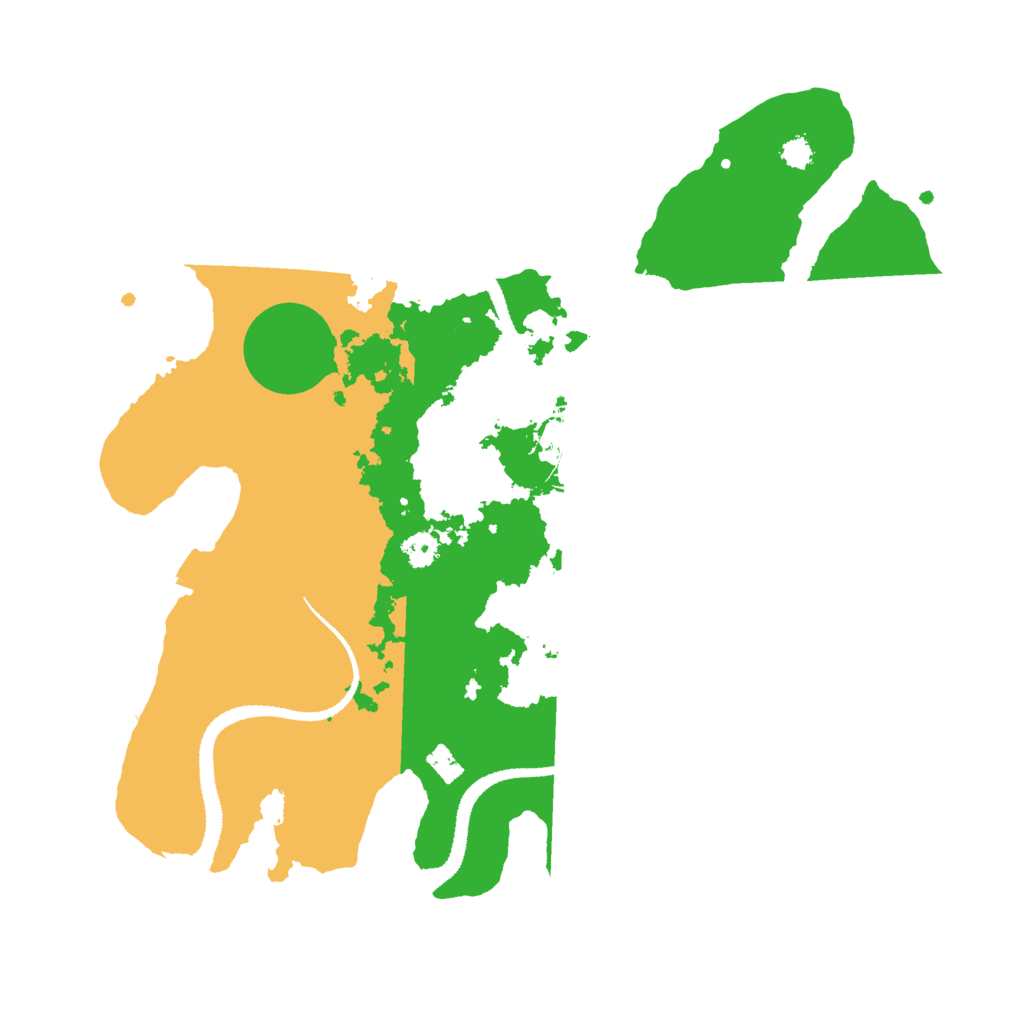Biome Rust Map: Procedural Map, Size: 3000, Seed: 32795