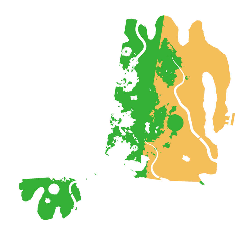 Biome Rust Map: Procedural Map, Size: 4000, Seed: 12345465