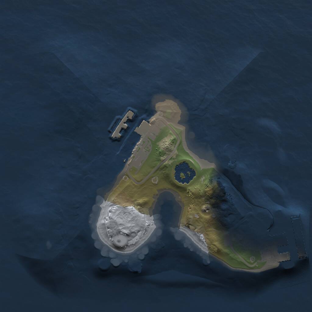 Rust Map: Procedural Map, Size: 1500, Seed: 1532411, 3 Monuments