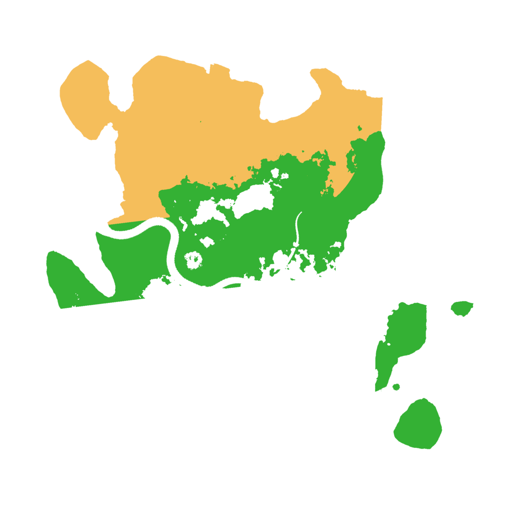 Biome Rust Map: Procedural Map, Size: 3000, Seed: 1763357139