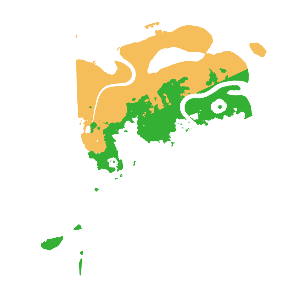 Biome Rust Map: Procedural Map, Size: 3000, Seed: 1171598599