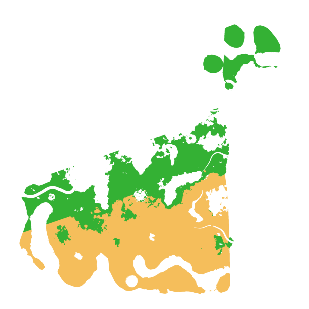 Biome Rust Map: Procedural Map, Size: 4500, Seed: 392673139
