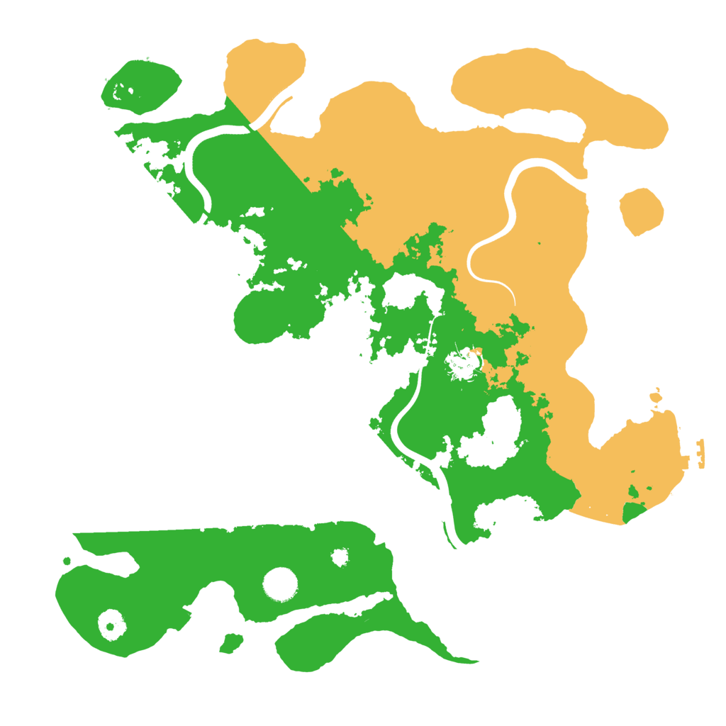 Biome Rust Map: Procedural Map, Size: 3750, Seed: 2038921430