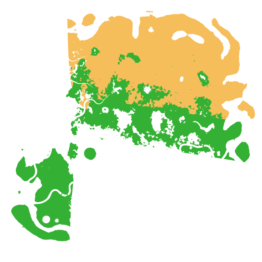Biome Rust Map: Procedural Map, Size: 6000, Seed: 19942006