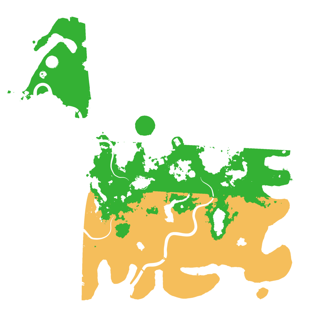 Biome Rust Map: Procedural Map, Size: 4500, Seed: 2092167556