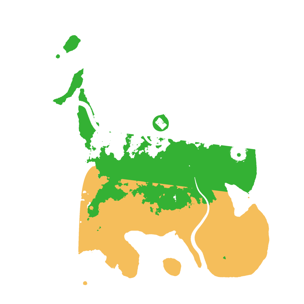 Biome Rust Map: Procedural Map, Size: 3000, Seed: 79828