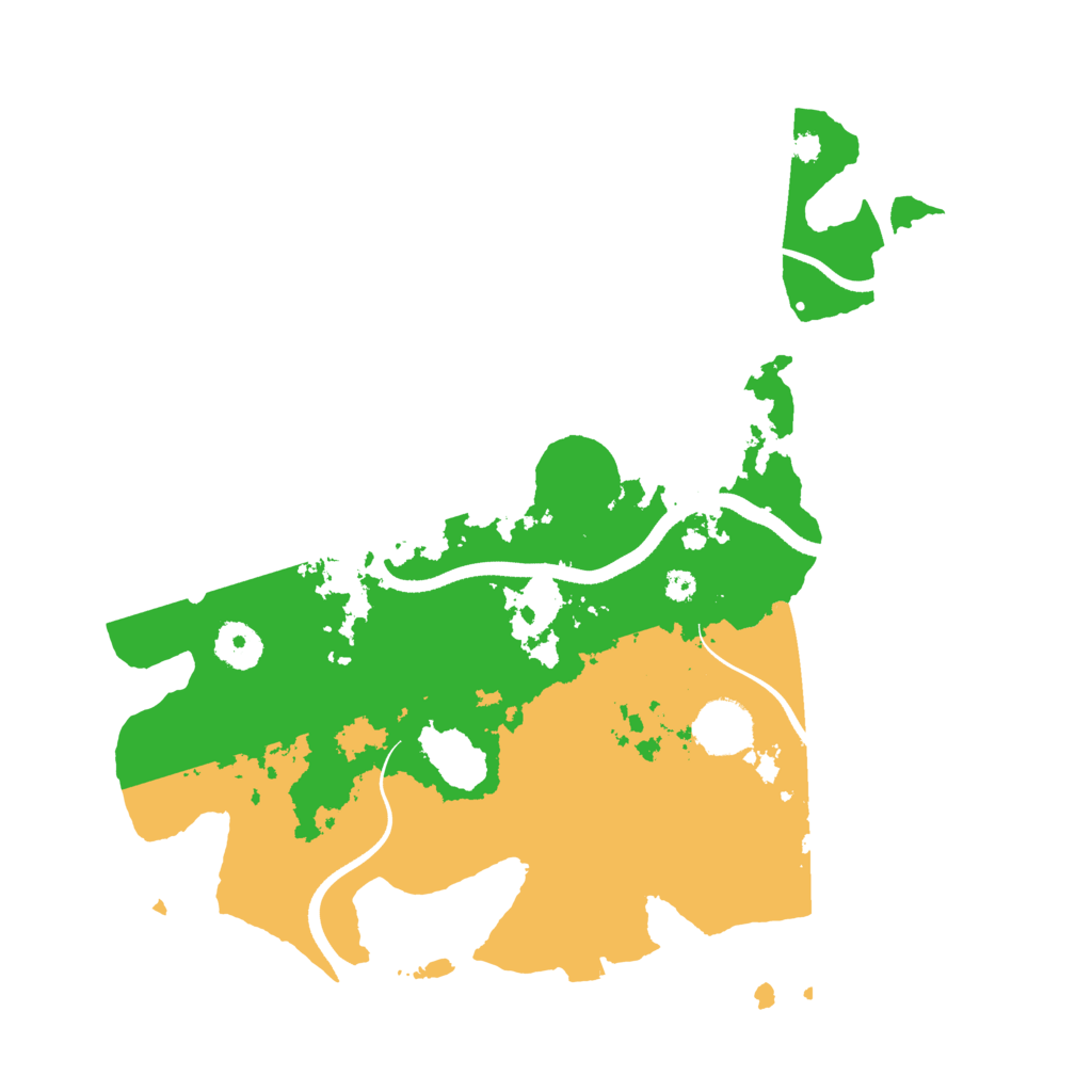 Biome Rust Map: Procedural Map, Size: 3500, Seed: 96961454