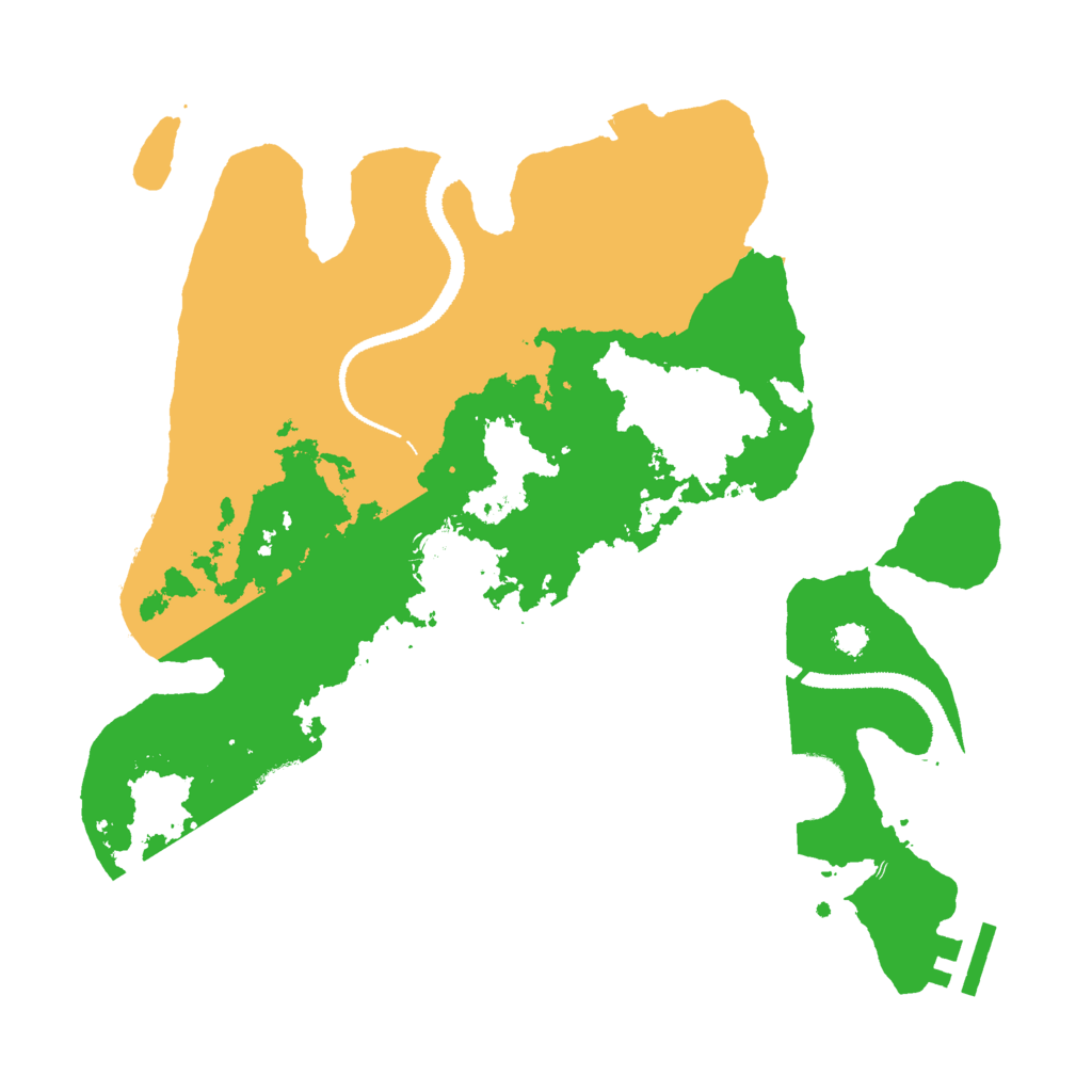 Biome Rust Map: Procedural Map, Size: 3000, Seed: 299785536