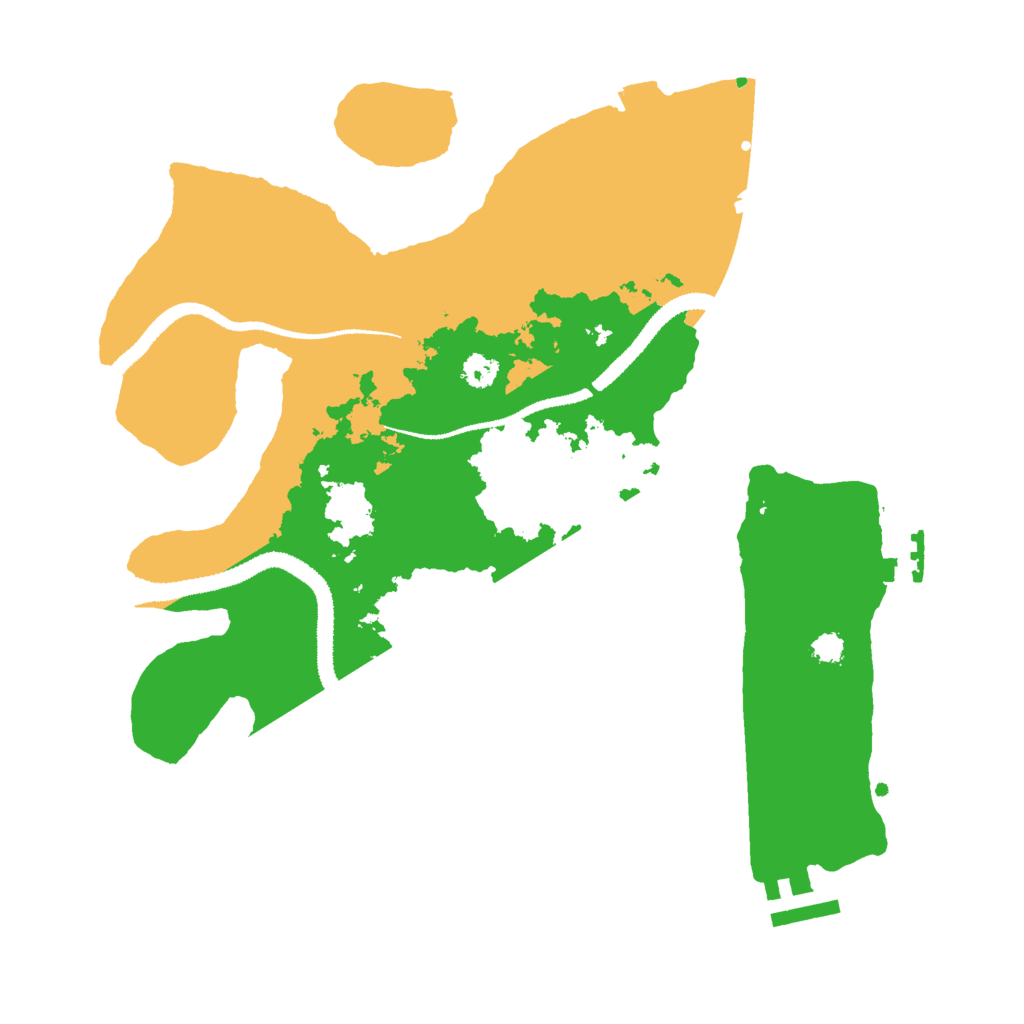 Biome Rust Map: Procedural Map, Size: 3000, Seed: 22878