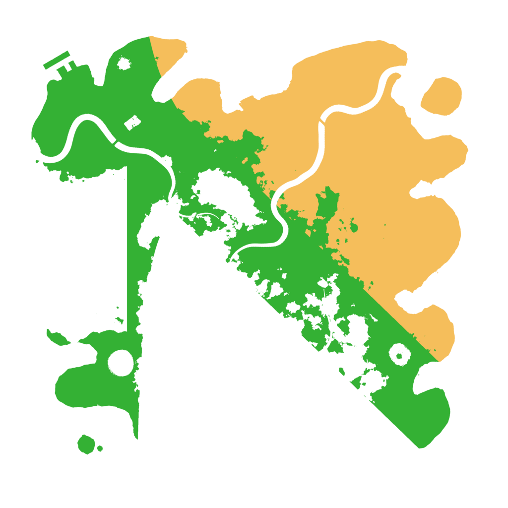 Biome Rust Map: Procedural Map, Size: 3600, Seed: 408