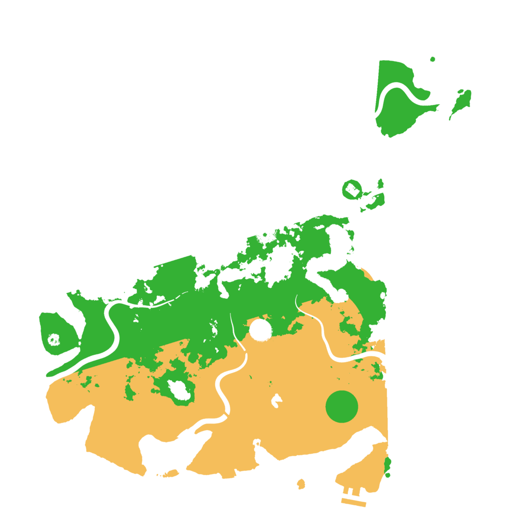 Biome Rust Map: Procedural Map, Size: 4250, Seed: 96961454