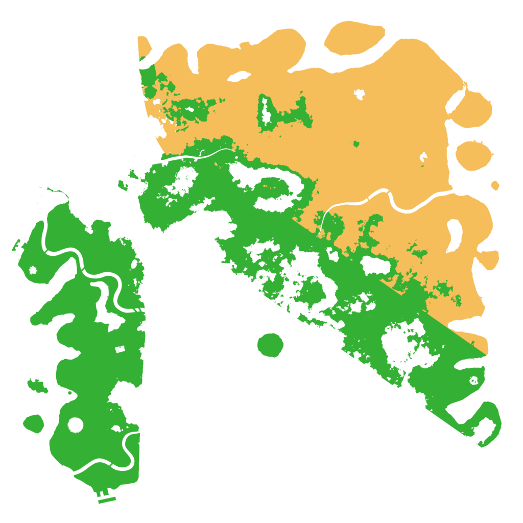 Biome Rust Map: Procedural Map, Size: 6000, Seed: 1607011318