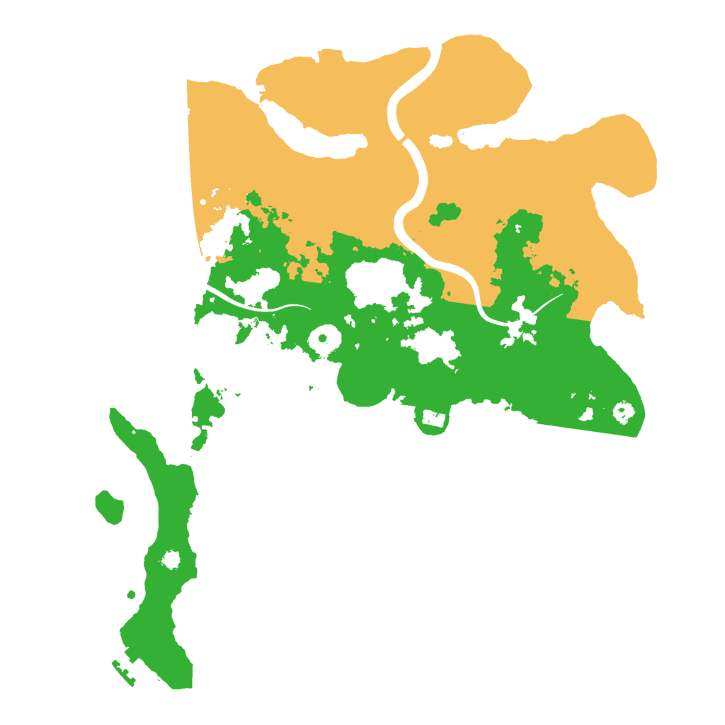Biome Rust Map: Procedural Map, Size: 3500, Seed: 1831347894