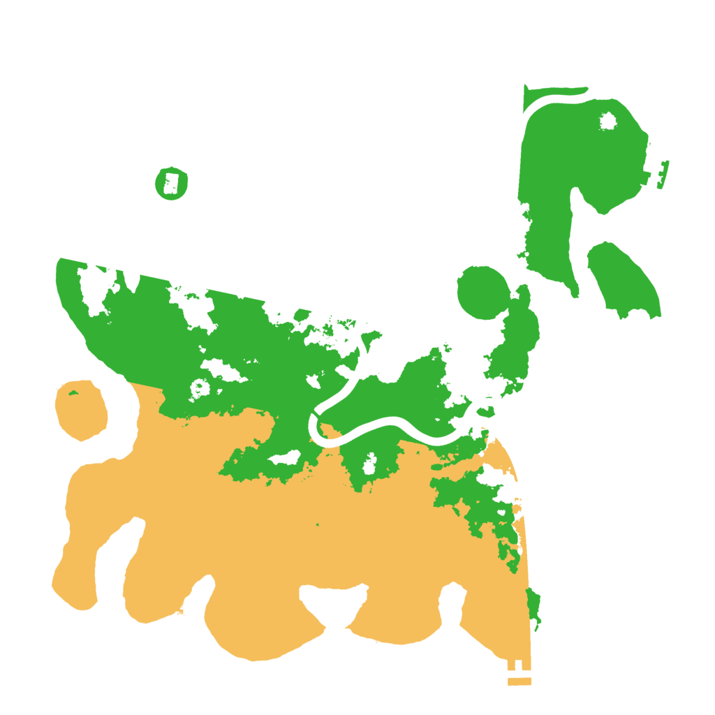 Biome Rust Map: Procedural Map, Size: 3700, Seed: 1251919492