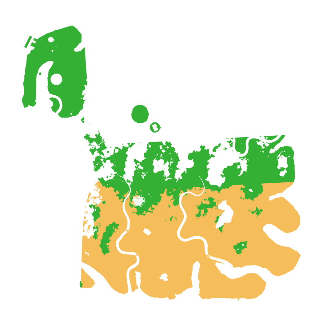 Biome Rust Map: Procedural Map, Size: 5000, Seed: 1101884860