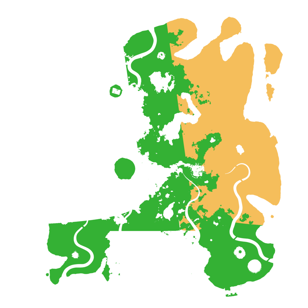 Biome Rust Map: Procedural Map, Size: 4050, Seed: 89677525