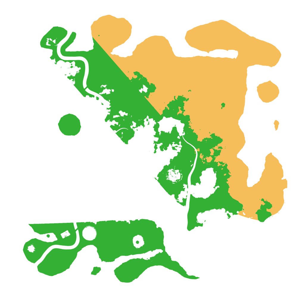 Biome Rust Map: Procedural Map, Size: 3800, Seed: 2038921430