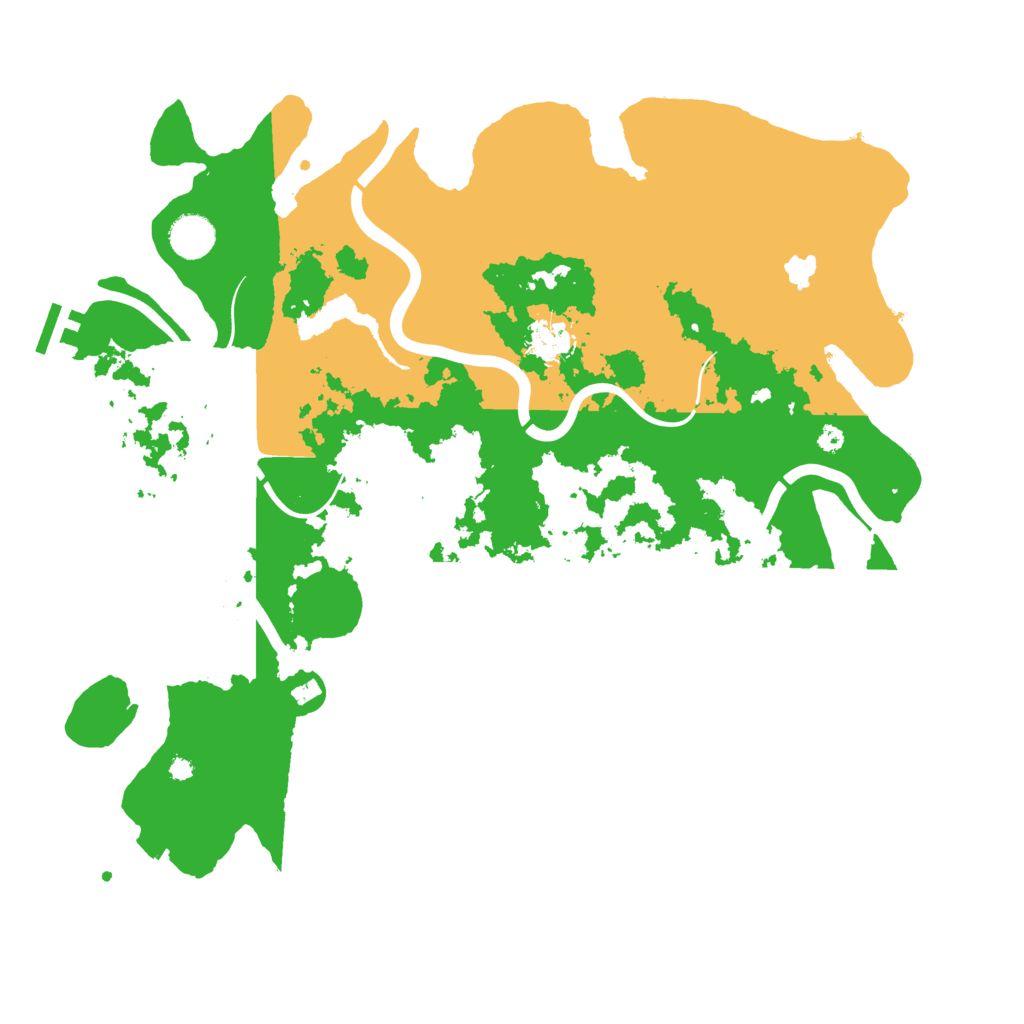 Biome Rust Map: Procedural Map, Size: 4000, Seed: 20250511