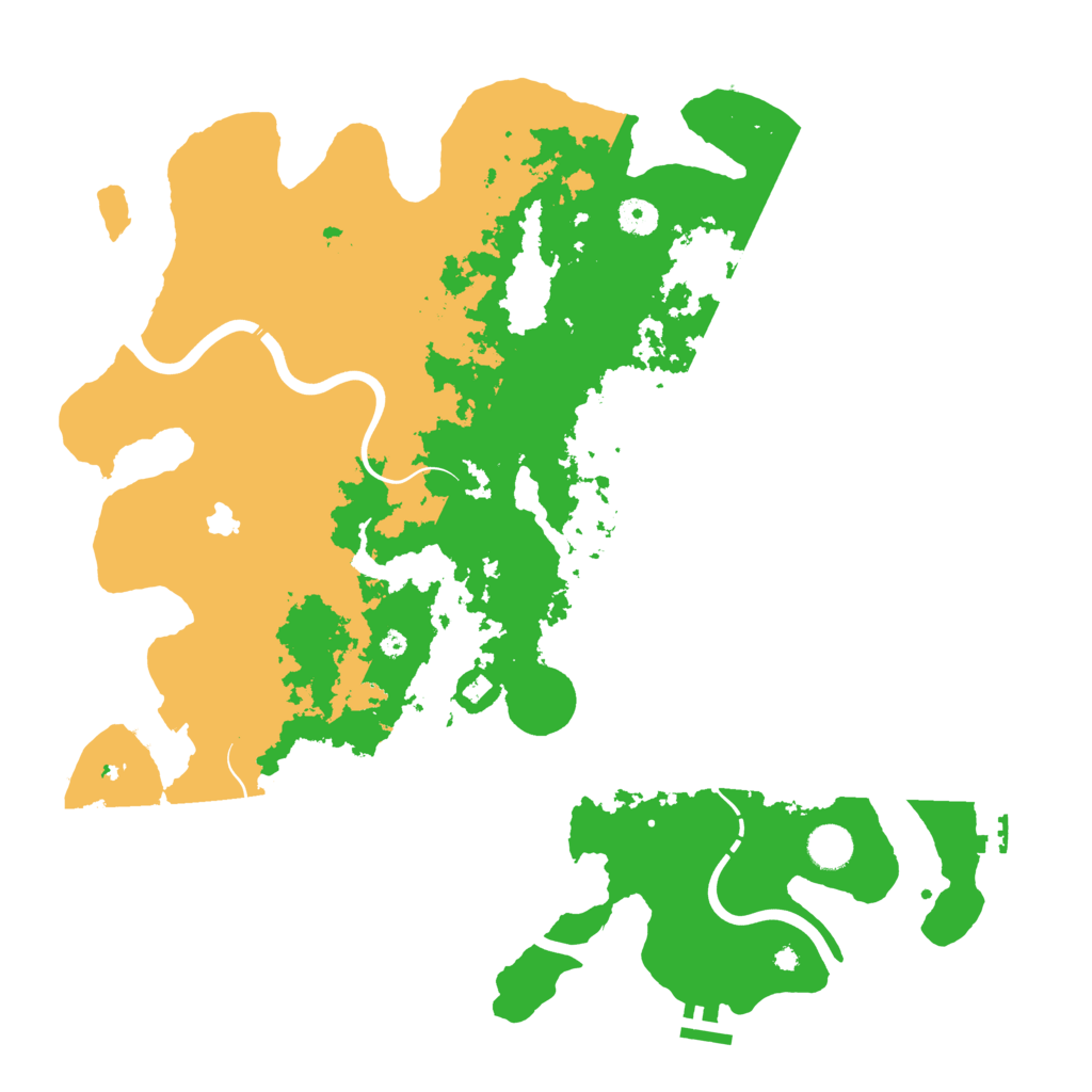 Biome Rust Map: Procedural Map, Size: 4250, Seed: 304699648