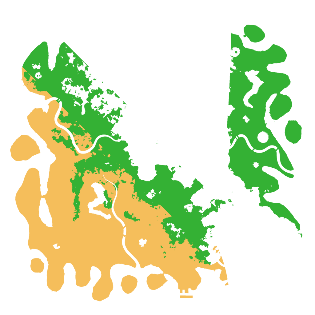 Biome Rust Map: Procedural Map, Size: 5000, Seed: 781663