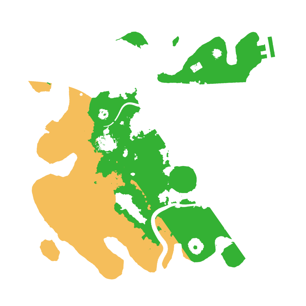 Biome Rust Map: Procedural Map, Size: 3000, Seed: 587253817