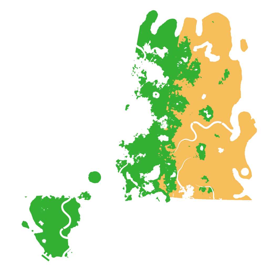 Biome Rust Map: Procedural Map, Size: 6000, Seed: 173114