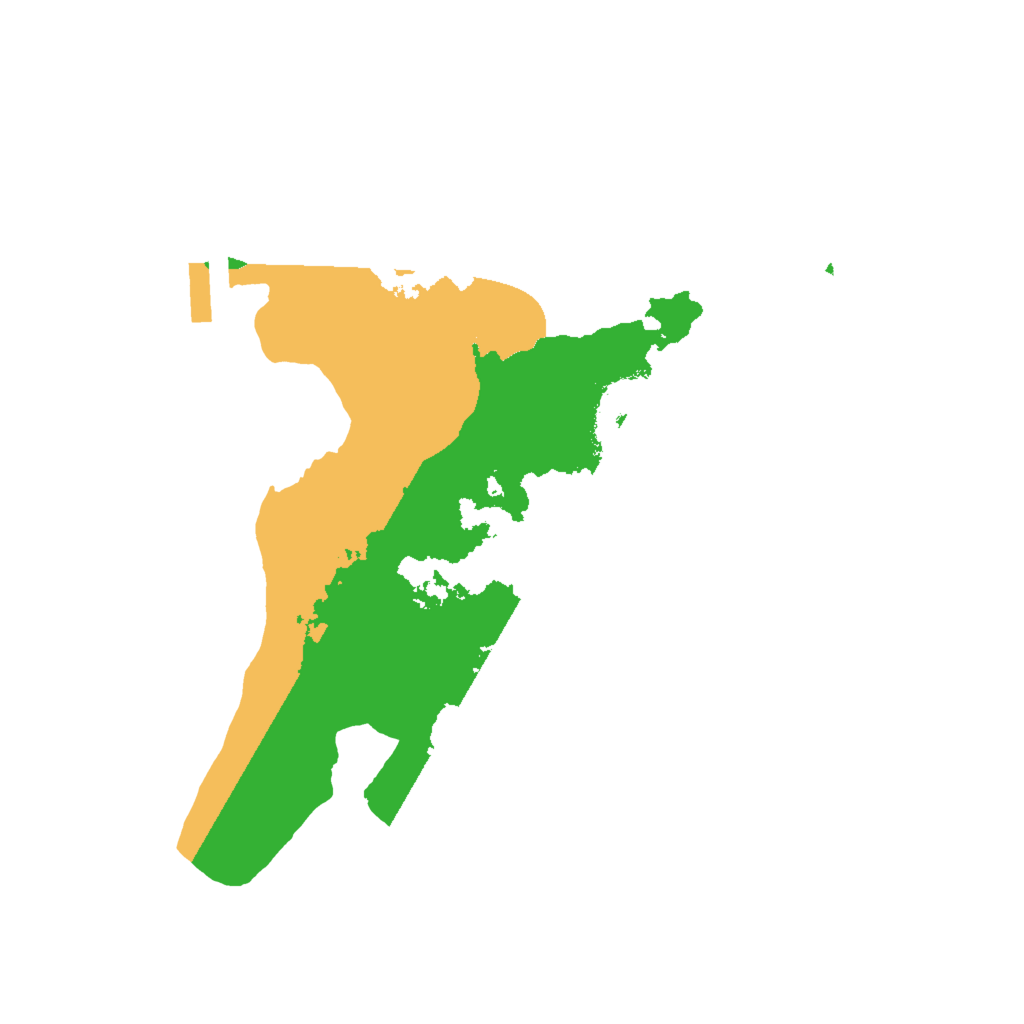 Biome Rust Map: Procedural Map, Size: 2000, Seed: 1213971862