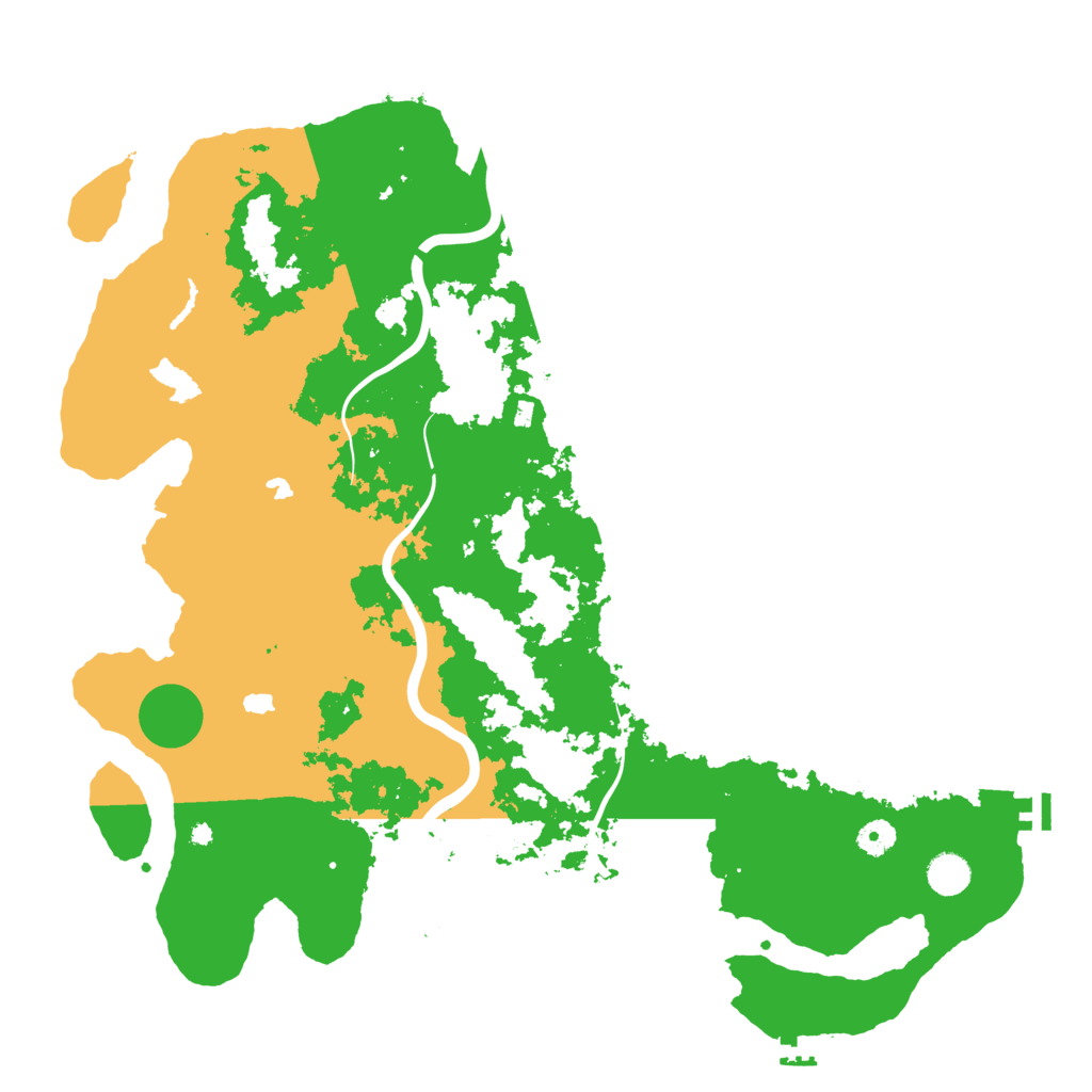 Biome Rust Map: Procedural Map, Size: 4500, Seed: 959285271