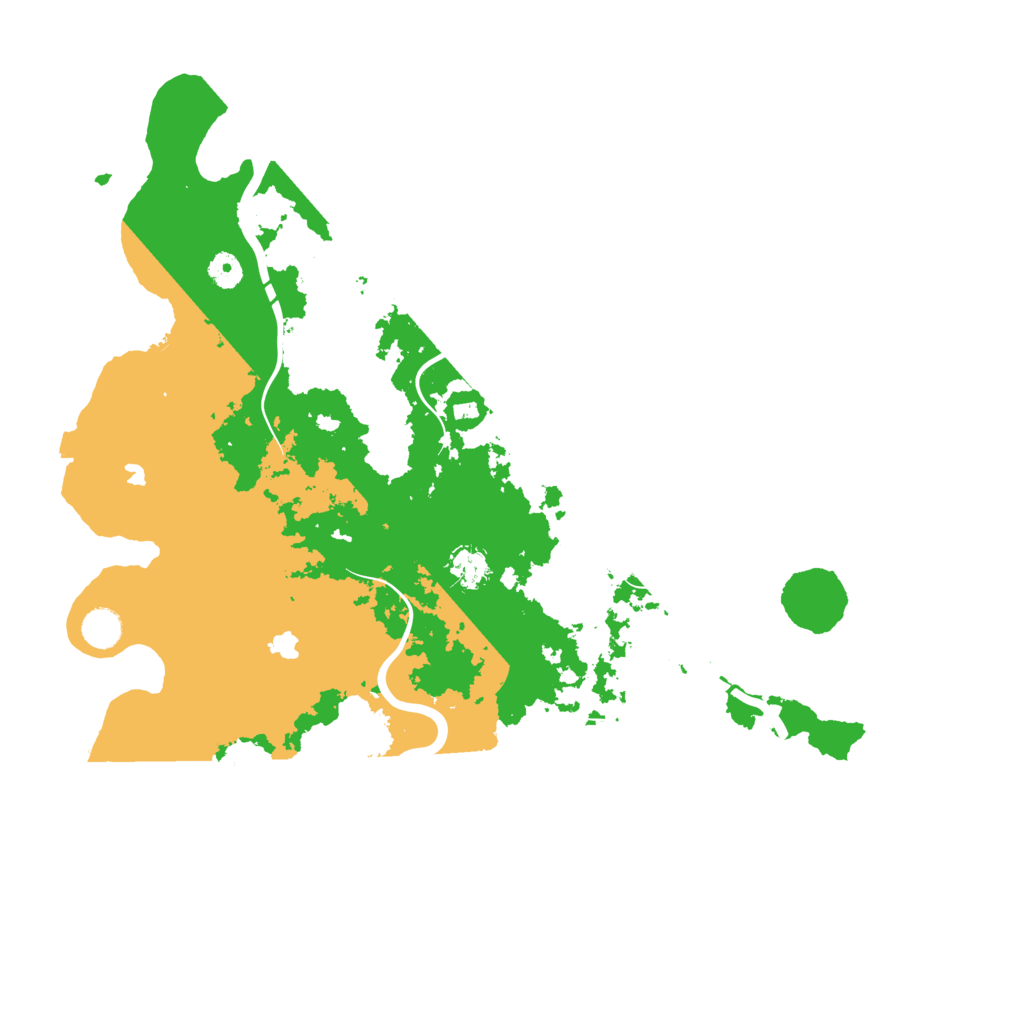 Biome Rust Map: Procedural Map, Size: 4500, Seed: 456734