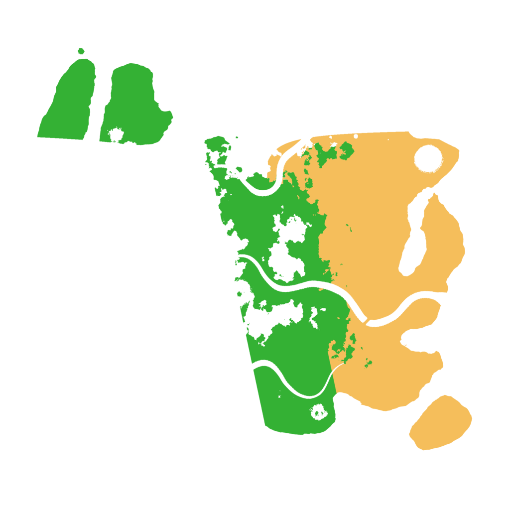 Biome Rust Map: Procedural Map, Size: 3250, Seed: 102321