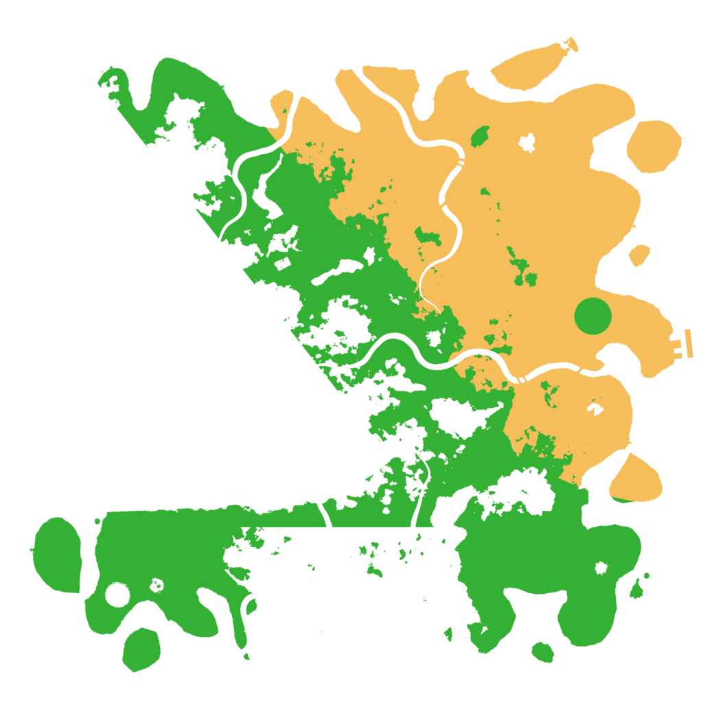 Biome Rust Map: Procedural Map, Size: 5000, Seed: 33739137