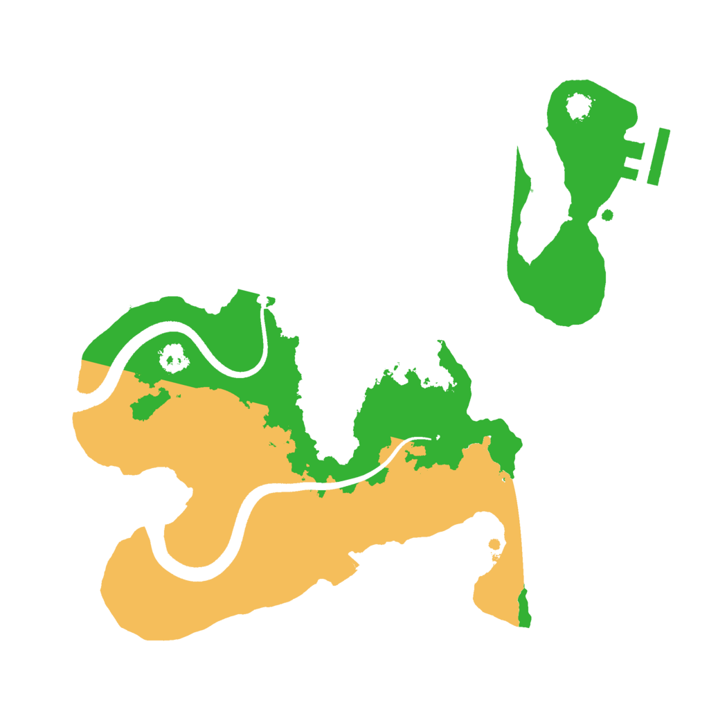 Biome Rust Map: Procedural Map, Size: 2500, Seed: 79