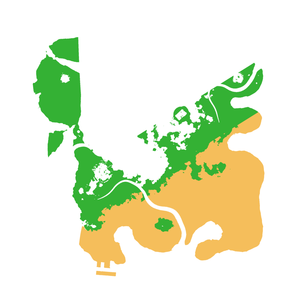 Biome Rust Map: Procedural Map, Size: 3000, Seed: 1914341794