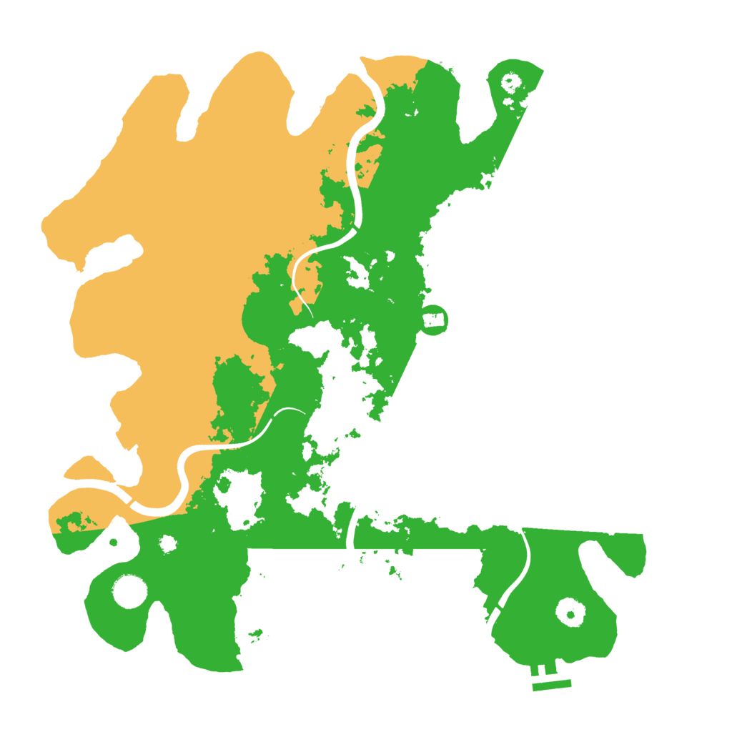 Biome Rust Map: Procedural Map, Size: 3800, Seed: 304699648