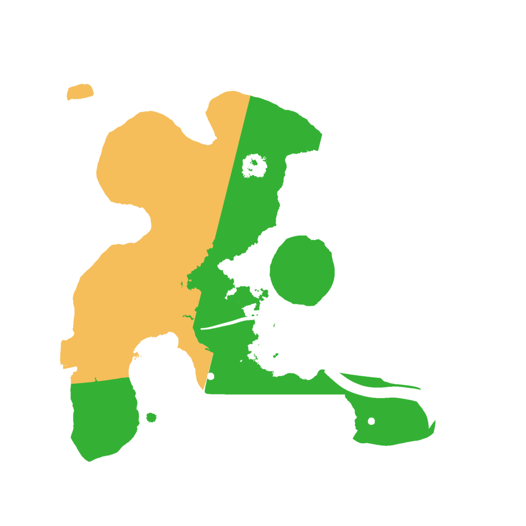 Biome Rust Map: Procedural Map, Size: 2150, Seed: 384568910