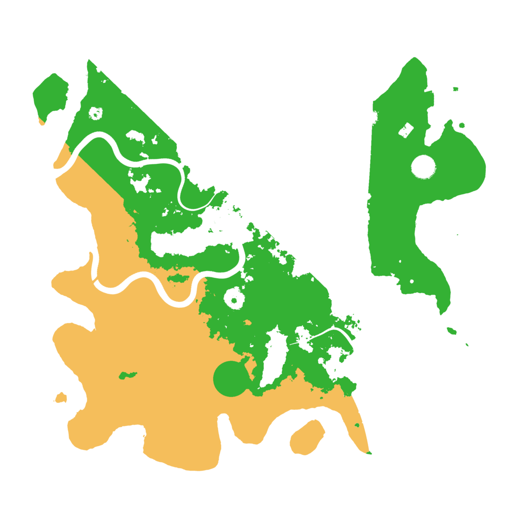 Biome Rust Map: Procedural Map, Size: 3750, Seed: 646554906
