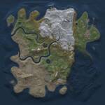 Thumbnail Rust Map: Procedural Map, Size: 3750, Seed: 646554906, 13 Monuments