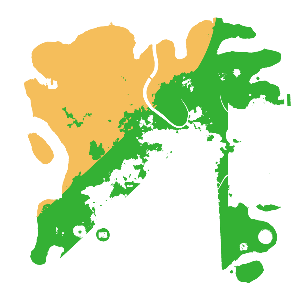 Biome Rust Map: Procedural Map, Size: 3750, Seed: 1821237426