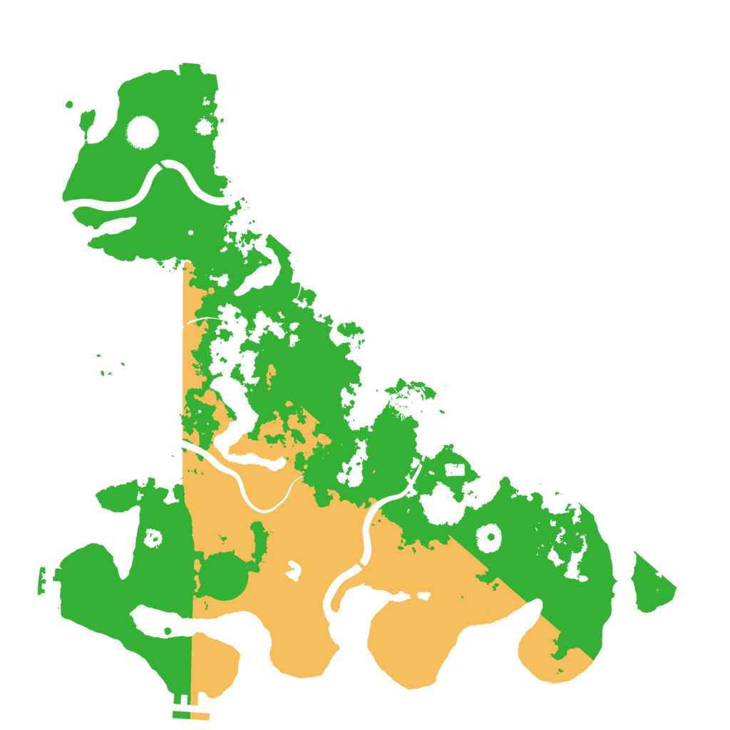 Biome Rust Map: Procedural Map, Size: 4000, Seed: 24111