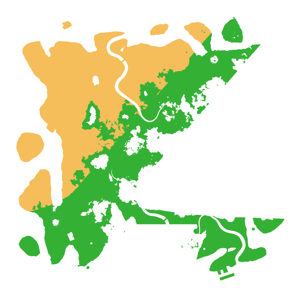 Biome Rust Map: Procedural Map, Size: 4000, Seed: 15064292