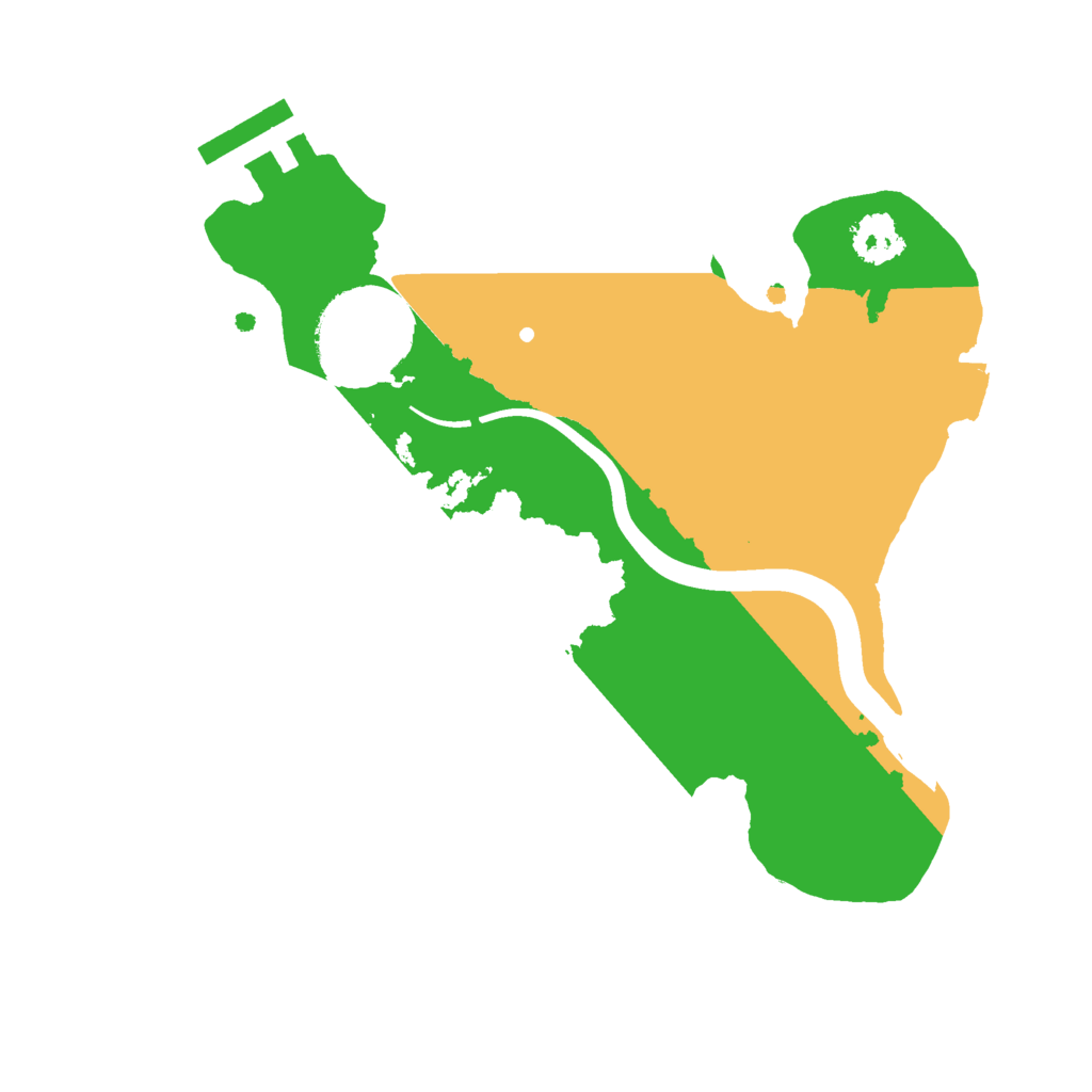 Biome Rust Map: Procedural Map, Size: 2200, Seed: 394558745