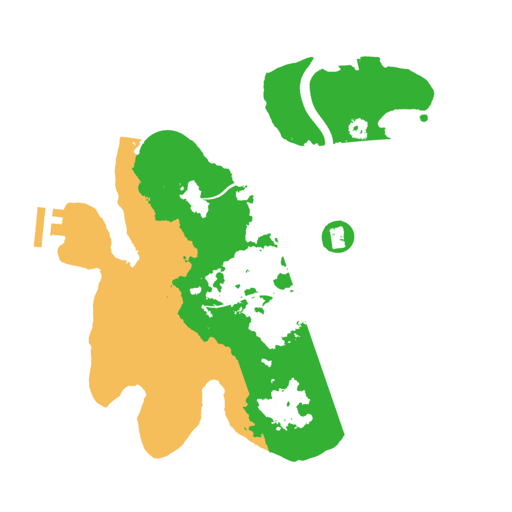 Biome Rust Map: Procedural Map, Size: 2600, Seed: 1392004447