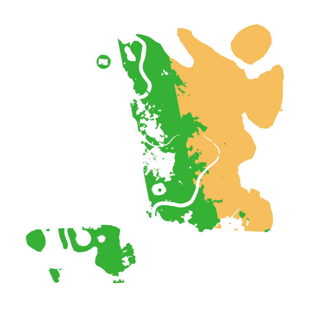 Biome Rust Map: Procedural Map, Size: 3600, Seed: 814171