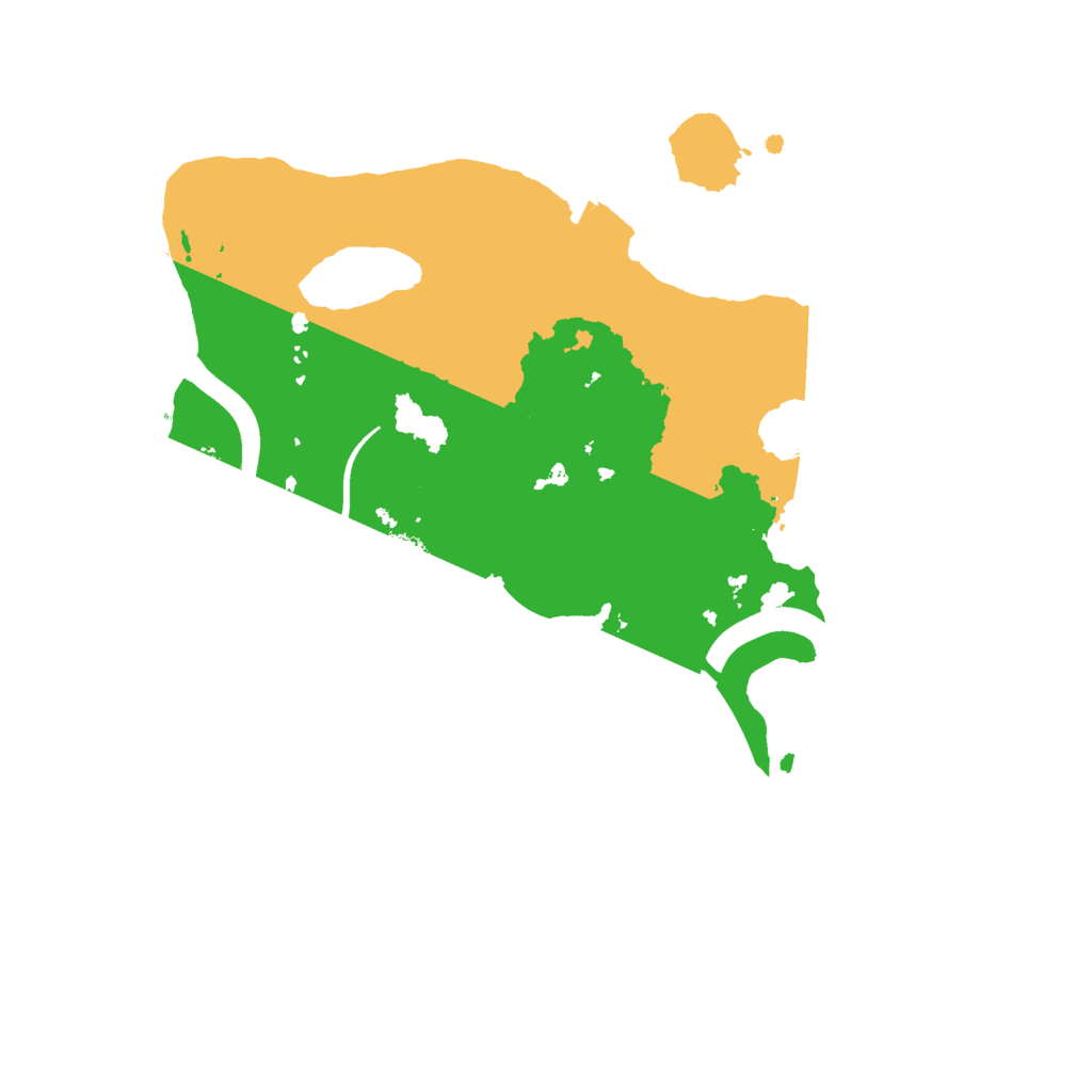 Biome Rust Map: Procedural Map, Size: 2300, Seed: 1230123091