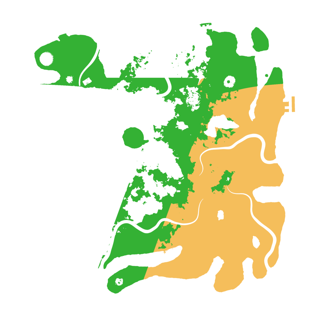 Biome Rust Map: Procedural Map, Size: 4050, Seed: 1350613915