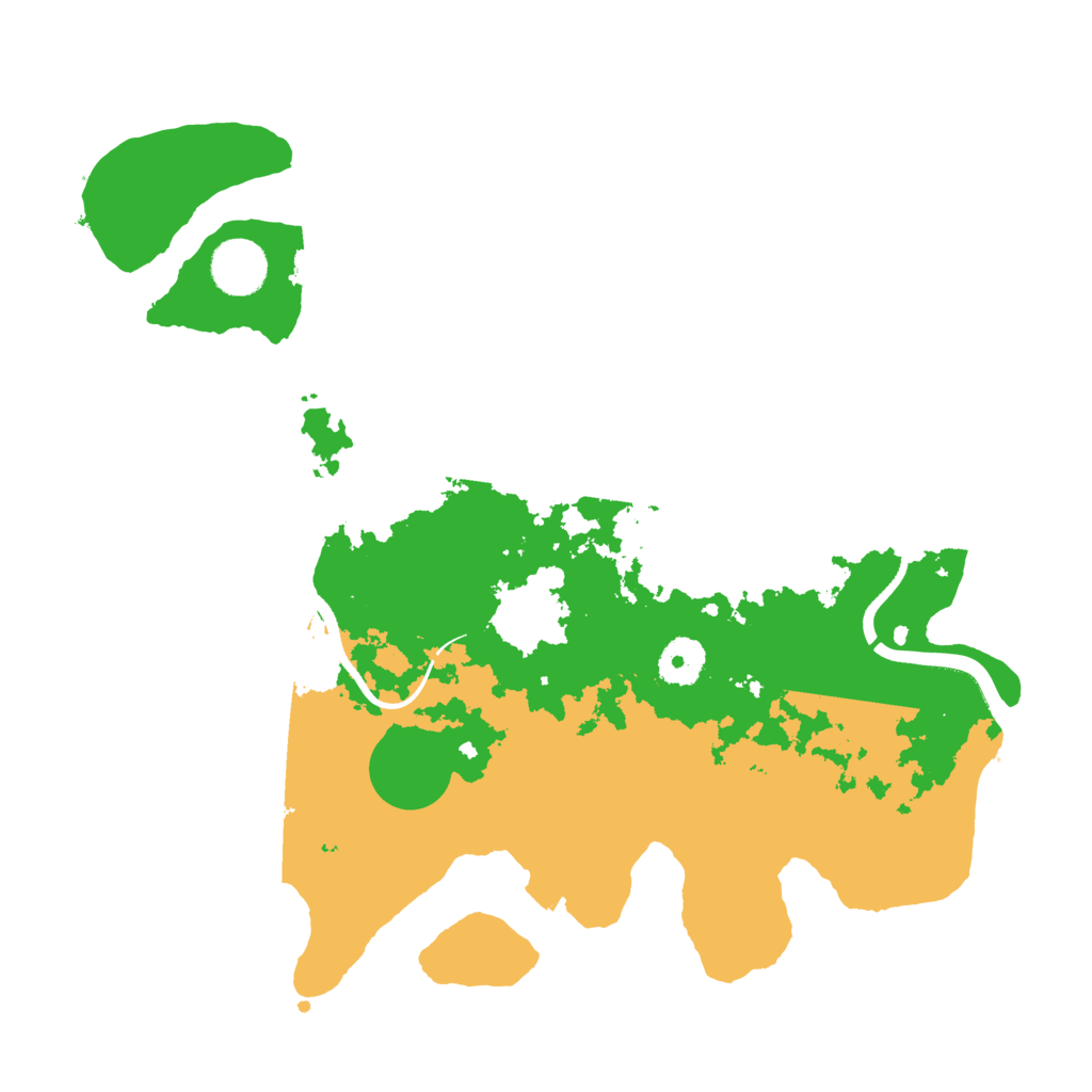 Biome Rust Map: Procedural Map, Size: 3500, Seed: 44875233