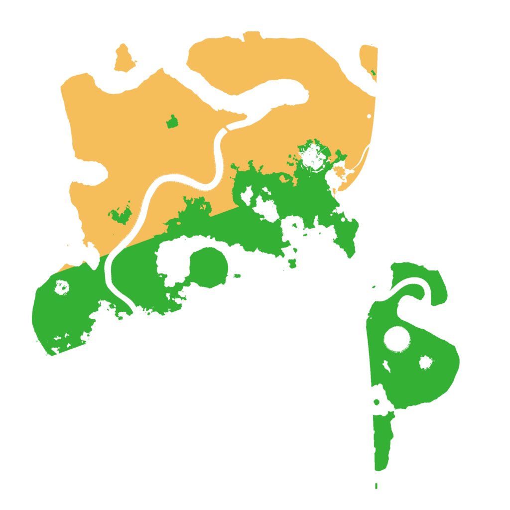 Biome Rust Map: Procedural Map, Size: 3500, Seed: 2120303653